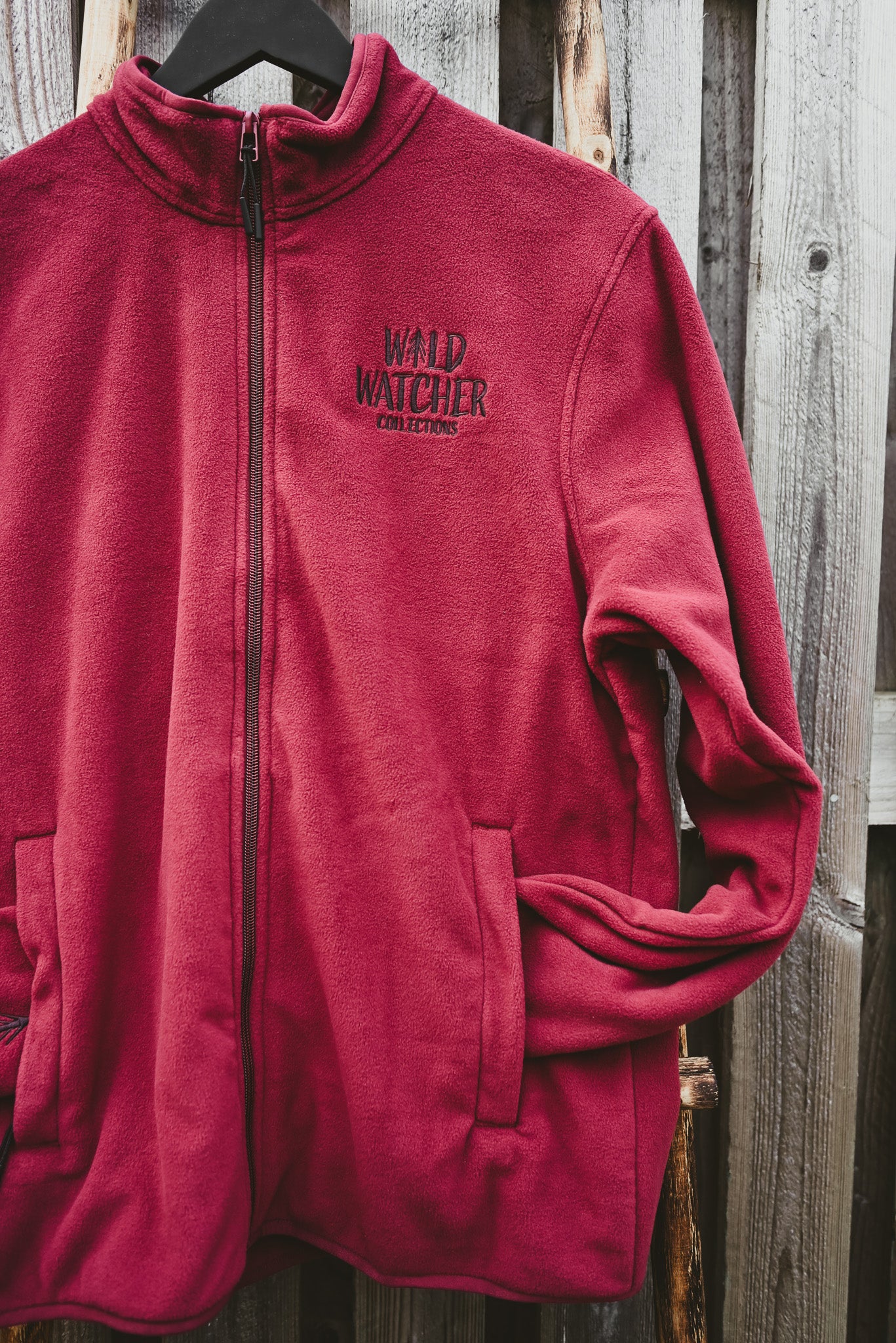 WWC Burgundy Embroidered Fleece