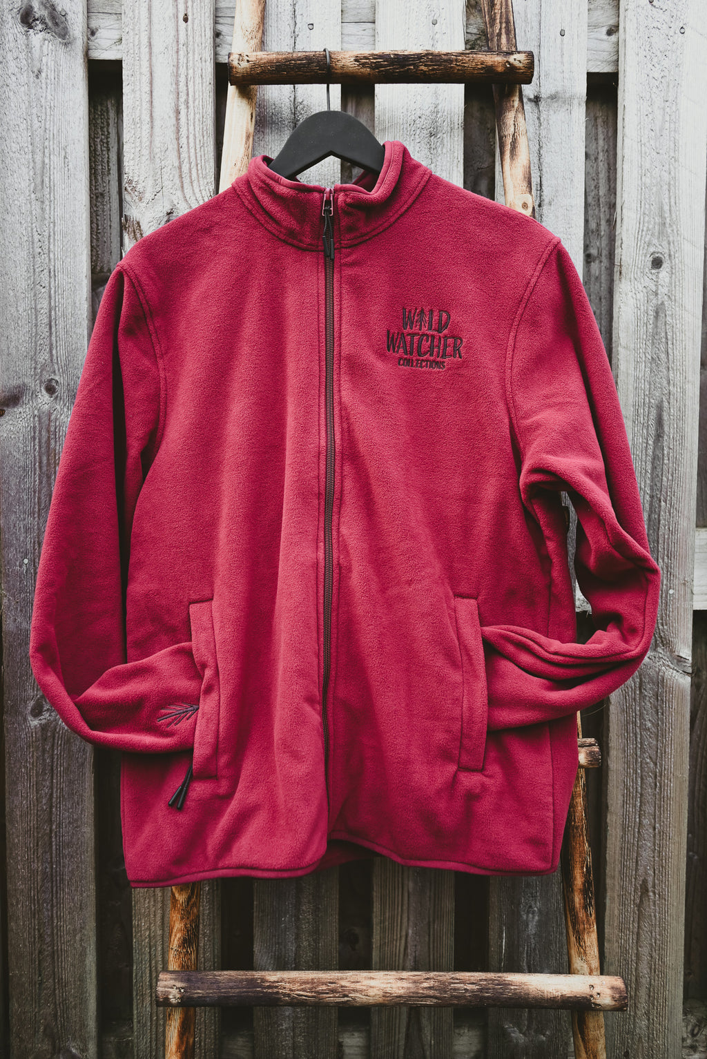 WWC Burgundy Embroidered Fleece