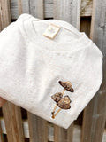 Inkcap Fungi Embroidered T-shirt