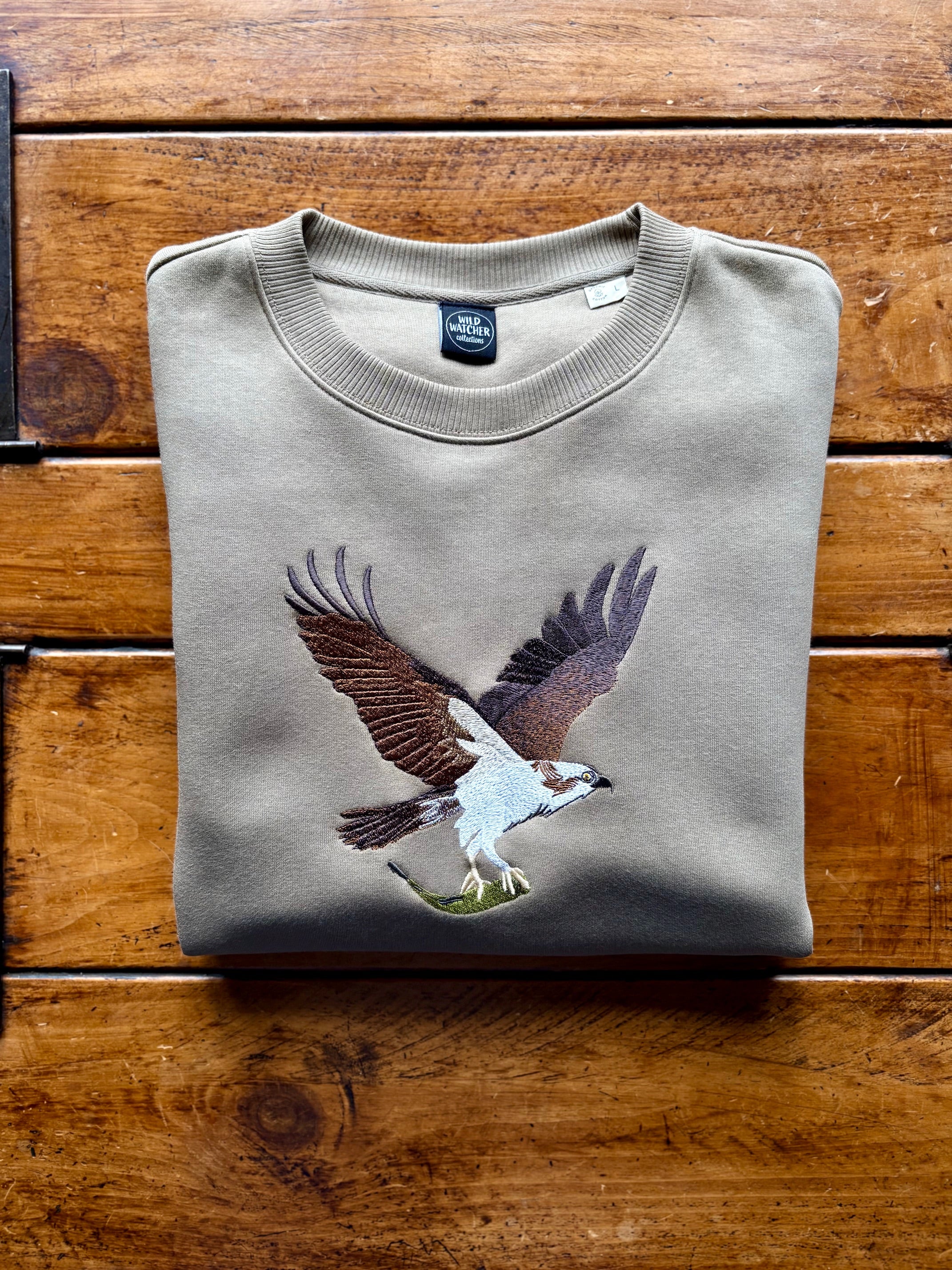 Osprey Embroidered Oversized Sweater