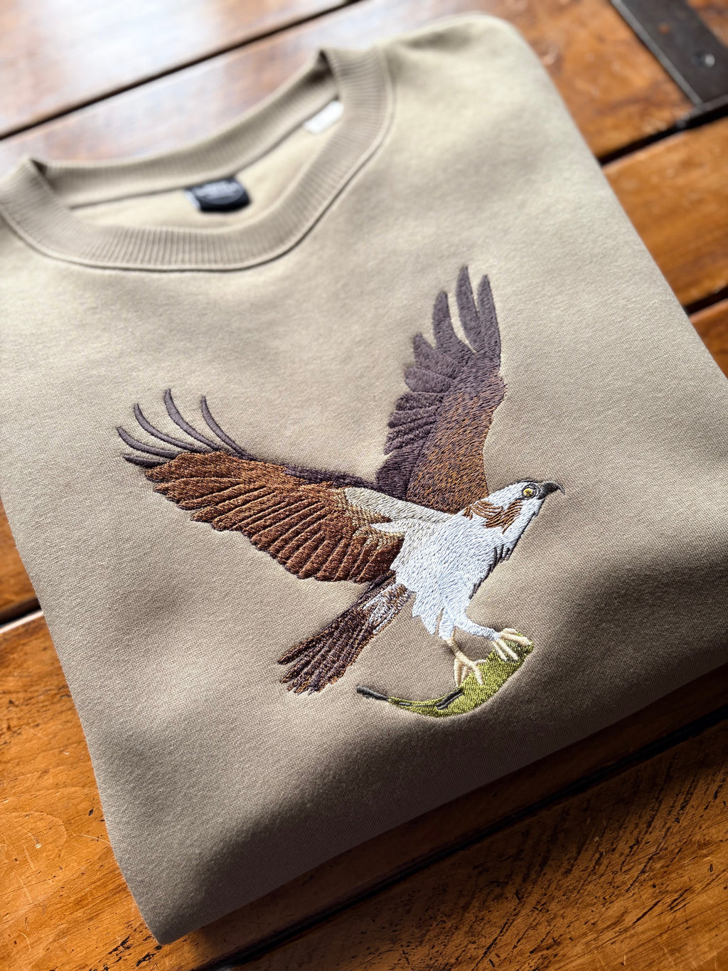 Osprey Embroidered Oversized Sweater